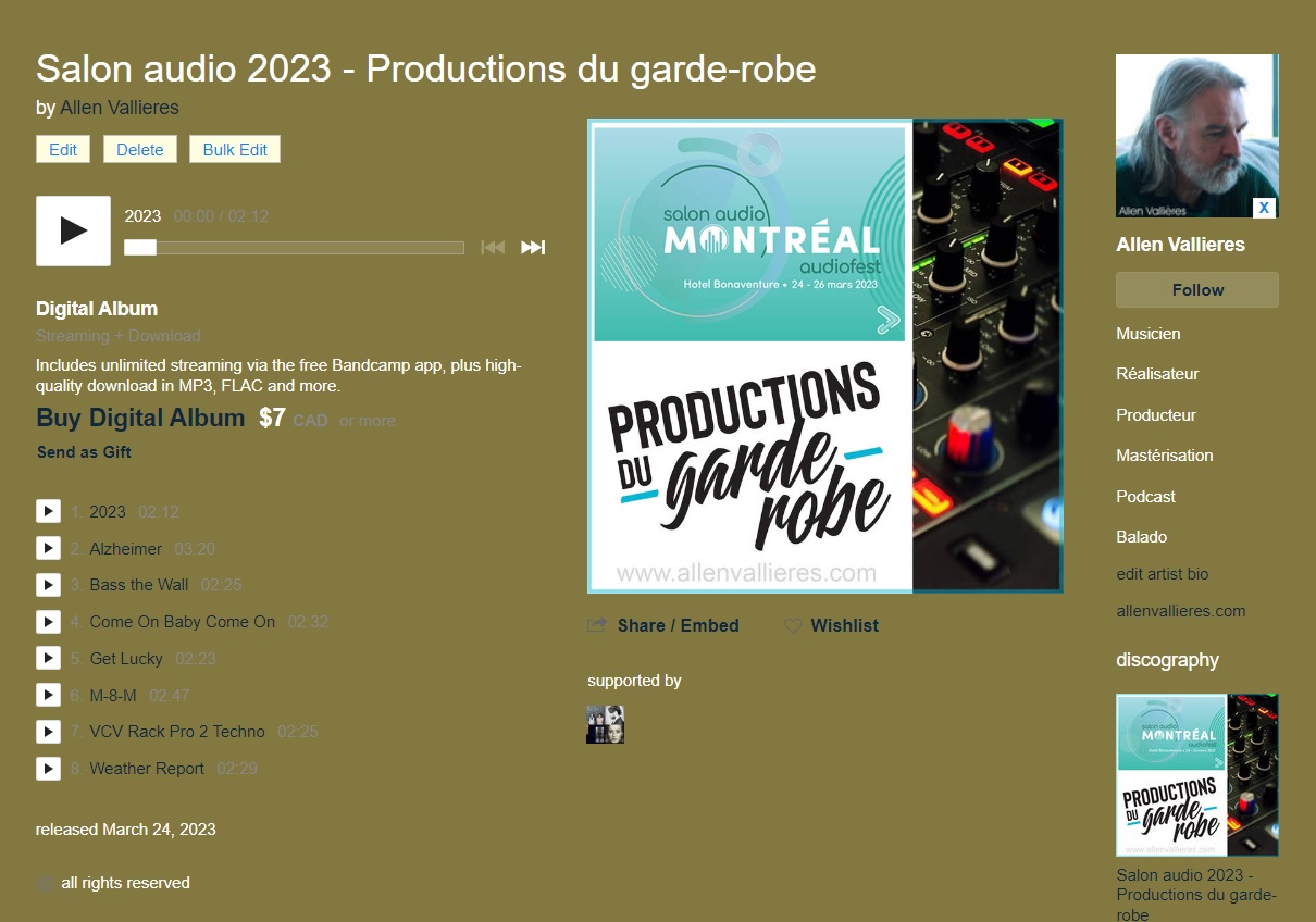 Productions du garde-robe